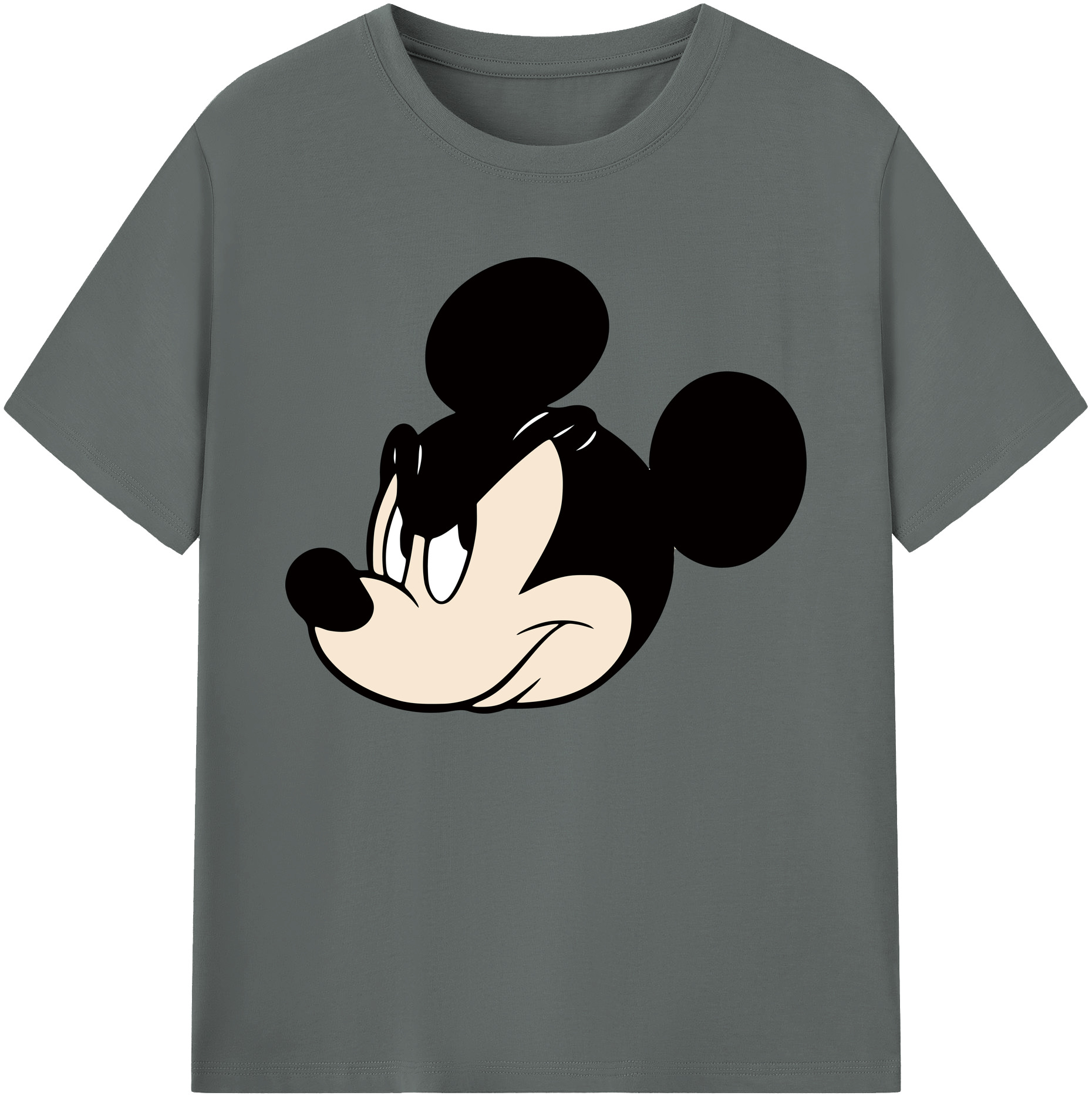 ミッキーマウス Mickey Mouse 綿100％ メンズ半袖Tシャツ｜肌触りやわらか＆通気性